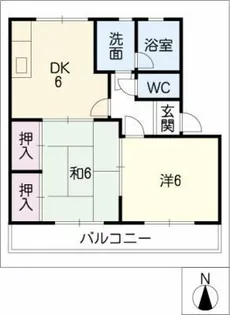 グレイス村田【2階】の間取り
