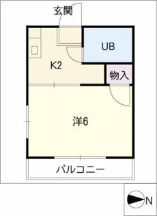 アネックスA【2階】の間取り