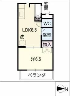 アネックス大幸【1階】の間取り