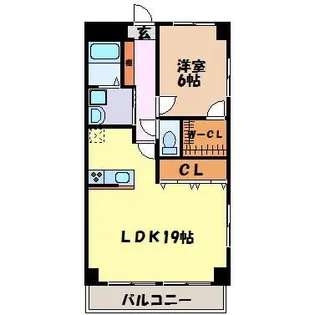 CSP NAGOYA【6階】の間取り