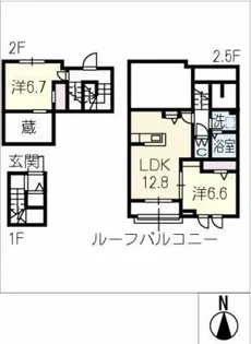 仮)ベルリード松下 南棟【2階】の間取り