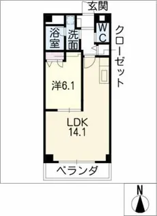 メゾン・ド・レーヴ【3階】の間取り