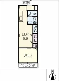 メゾン南参道【2階】の間取り