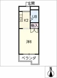 シムラ・アーバンハイツ【3階】の間取り