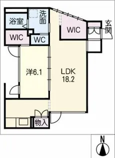 Calm cinco【1階】の間取り