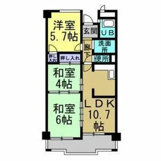 ワイズビル【3階】の間取り
