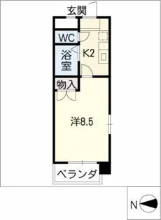 Maison de 昴【5階】の間取り
