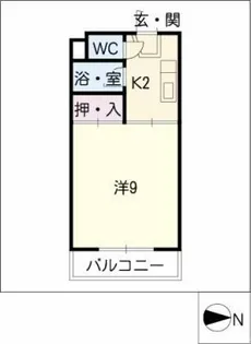 アドレッセ長久手【1階】の間取り