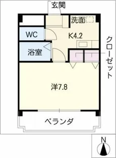 フローリア新守【2階】の間取り