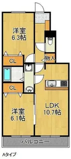 サージュ・ヴィラ【1階】の間取り