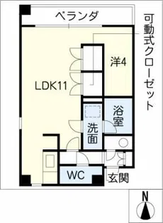 プレミア葵【3階】の間取り