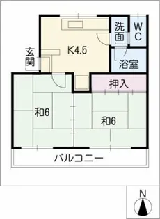 エルブランシュ【1階】の間取り