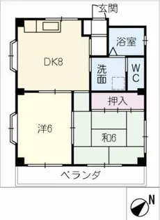 メゾン稲葉【2階】の間取り