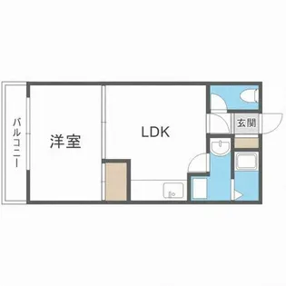 北海道札幌市北区麻生町5丁目【アパート】の間取り