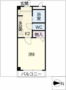 クレセントコート エスプリ【1階】の間取り