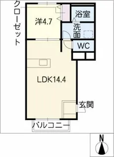 ハレルヤ サチ【2階】の間取り