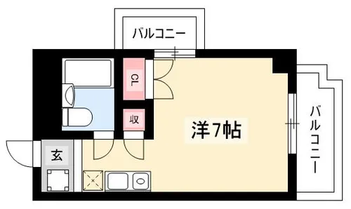 ハイツSS【5A号室】の間取り