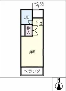 プチマンション江南【3階】の間取り
