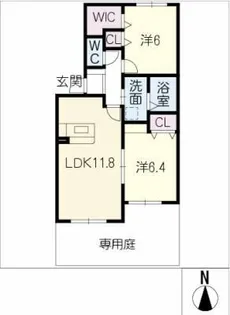 プランドール【1階】の間取り