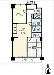 ISHIKAWAビル【2階】の間取り