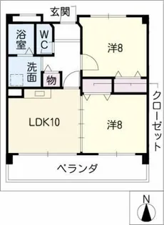 メゾンアイル【3階】の間取り
