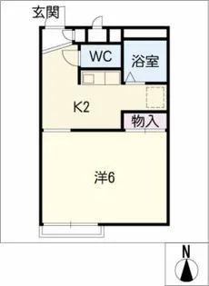 ハピネス水の坂【2階】の間取り