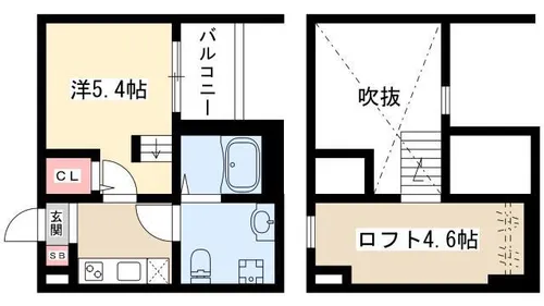 ALLURE 358(アリュールサンゴーハチ)【2階】の間取り