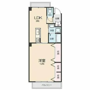 クレスト 杉浦【3階】の間取り