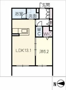 ブランキューブ【1階】の間取り