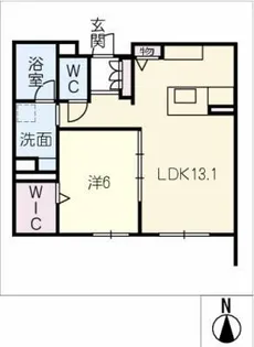 ブランキューブ【1階】の間取り