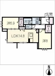 ブランキューブ【1階】の間取り