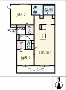ブランキューブ【2階】の間取り
