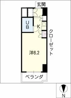 朝日プラザ名古屋ターミナルスクエア【9階】の間取り