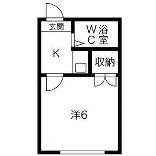エスポワール左京山【207号室】の間取り
