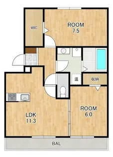 ユートピア【1階】の間取り
