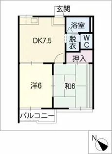 フォーブル青山【2階】の間取り