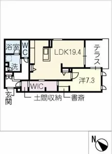 Utole A S棟【1階】の間取り