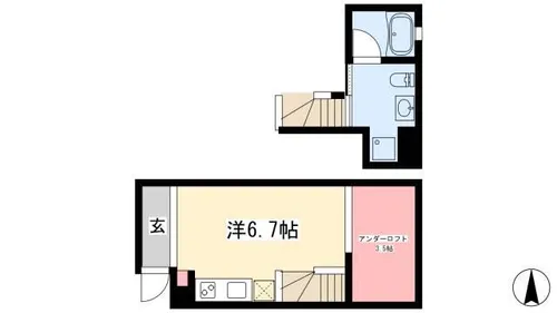 Common Tree名駅西【1階】の間取り