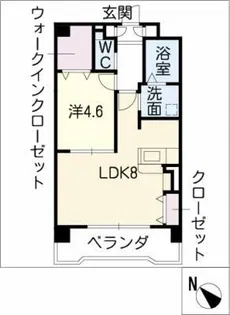 翠城Ⅰ【2階】の間取り