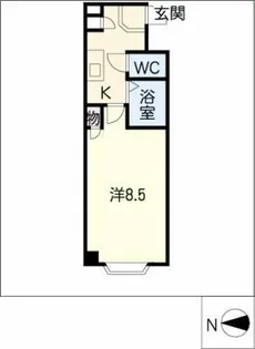 サンパーク新栄【2階】の間取り