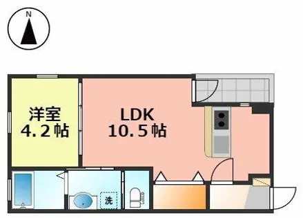 DEVELD菊井【3階】の間取り