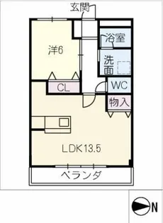 アムールカーサ【2階】の間取り