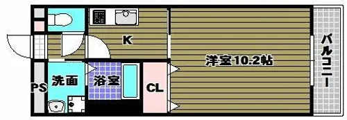 アムールSora泉ヶ丘【1階】の間取り