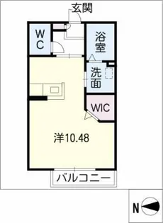 AC岡崎Ⅱ【2階】の間取り
