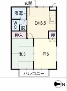 SAMAXフィオーレ【1階】の間取り