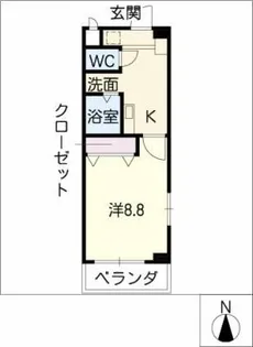ボンハウス【2階】の間取り