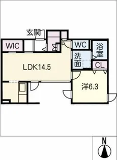 Calm cinco【2階】の間取り