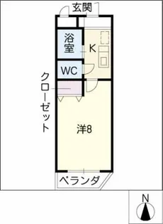 SEASIDE CITY【3階】の間取り