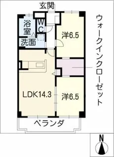 ルイーズTM【1階】の間取り