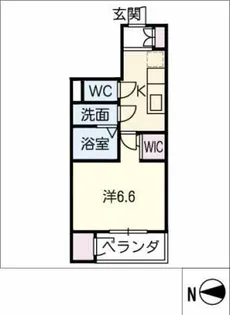 エステムコート名古屋葵【9階】の間取り